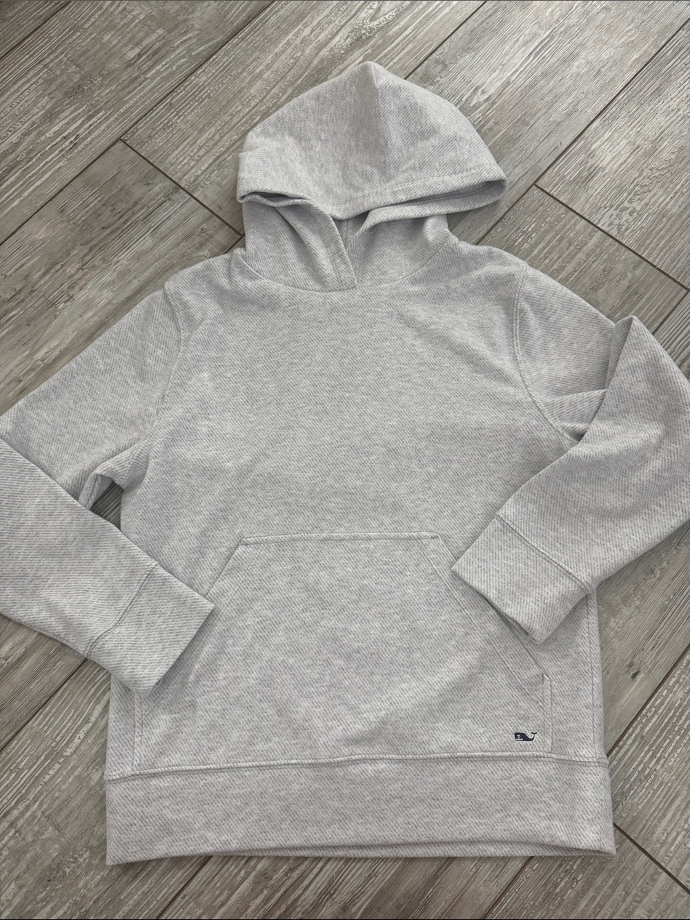 Vineyard Vines Youth Heather Light Gray Pullover Hoodie